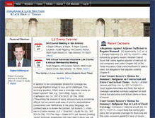 Tablet Screenshot of insurancelawsection.org